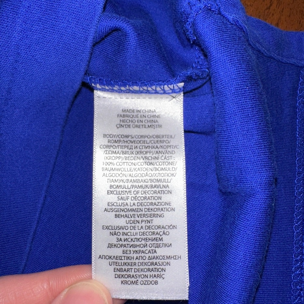 Polo Ralph Lauren Blue Cotton Mesh Short Sleeve Polo Shirt Large - Picture 4 of 9
